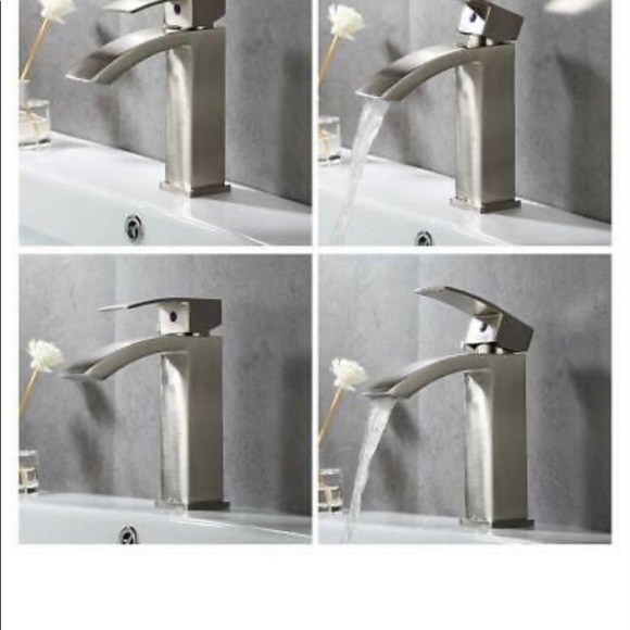 NEW Bathroom Faucet Waterfall -Polished Chrome - Picture 3 of 10